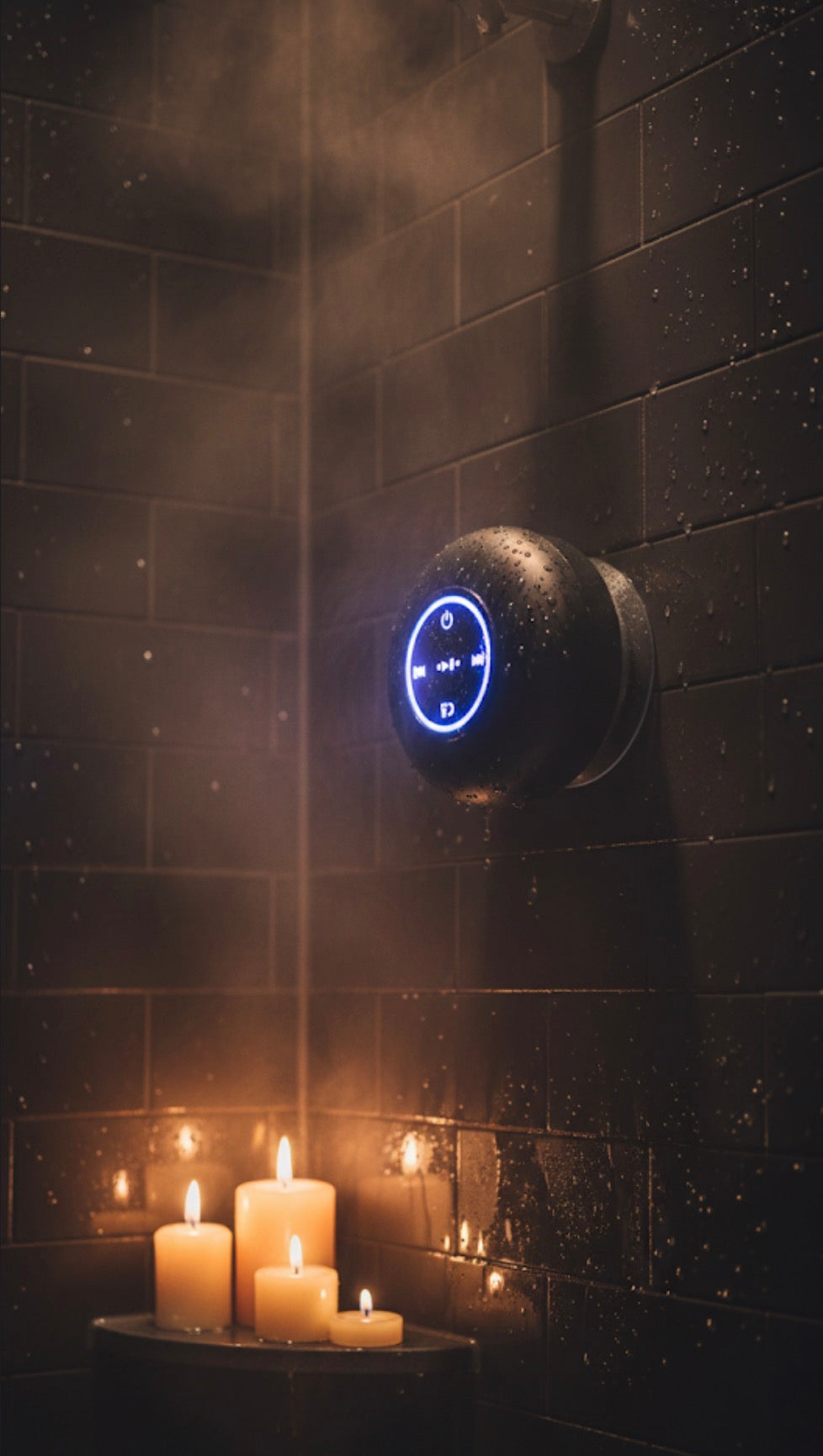 VibeDeck Waterproof Bluetooth Speaker - Shower & Outdoor - ECHOVIBES