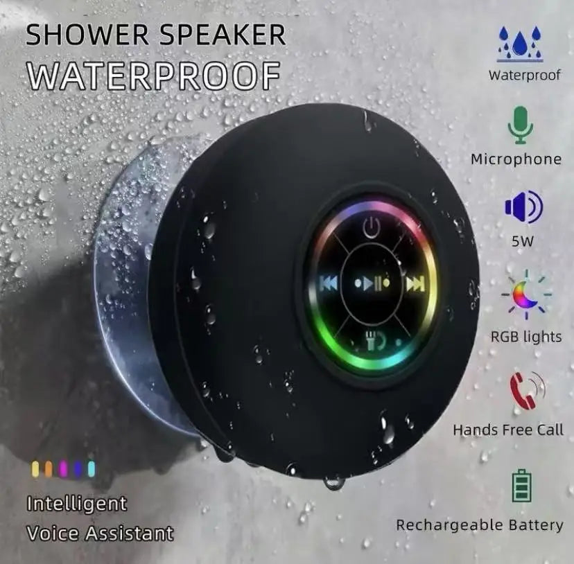 VibeDeck Waterproof Bluetooth Speaker - Shower & Outdoor - ECHOVIBES