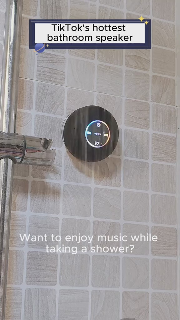VibeDeck Waterproof Bluetooth Speaker - Shower & Outdoor